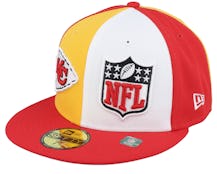 Kansas City Chiefs 59FIFTY NFL Sideline 23 Yellow/Red/White Fitted - New Era