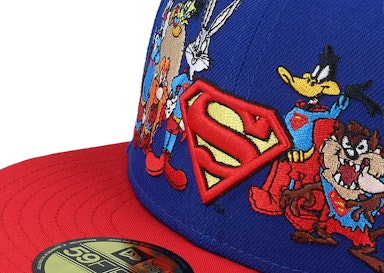 Looney Tunes Superman 59FIFTY Royal/Red Snapback