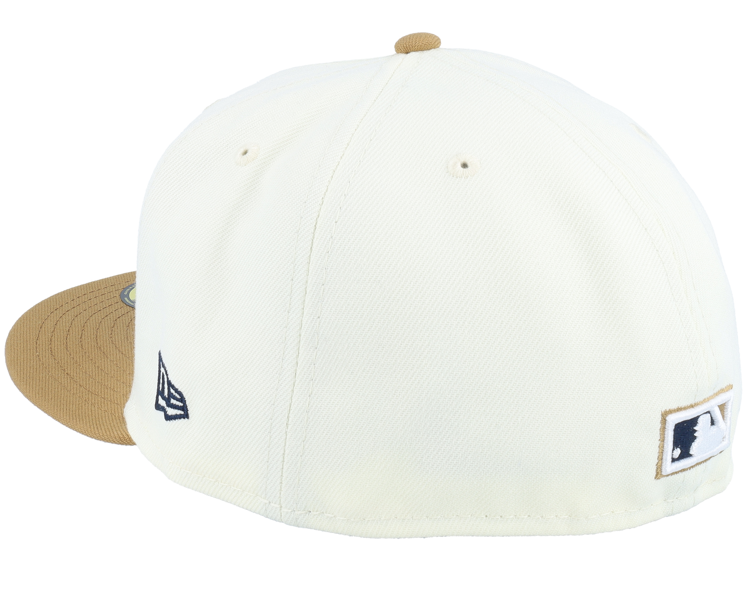 【US限定】NEW ERA 59FIFTY Detroit Tigers WS1984 White/Toffee Detroit Tigers Buttery Biscuits 59FIFTY 84 World Series