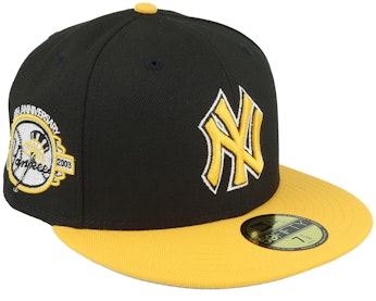 Gold Logo New York Yankees Black And Gold Hat New Era The Golfer