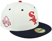 Chicago White Sox Mirror 59FIFTY 03 All Star Game Chrome/Navy Fitted