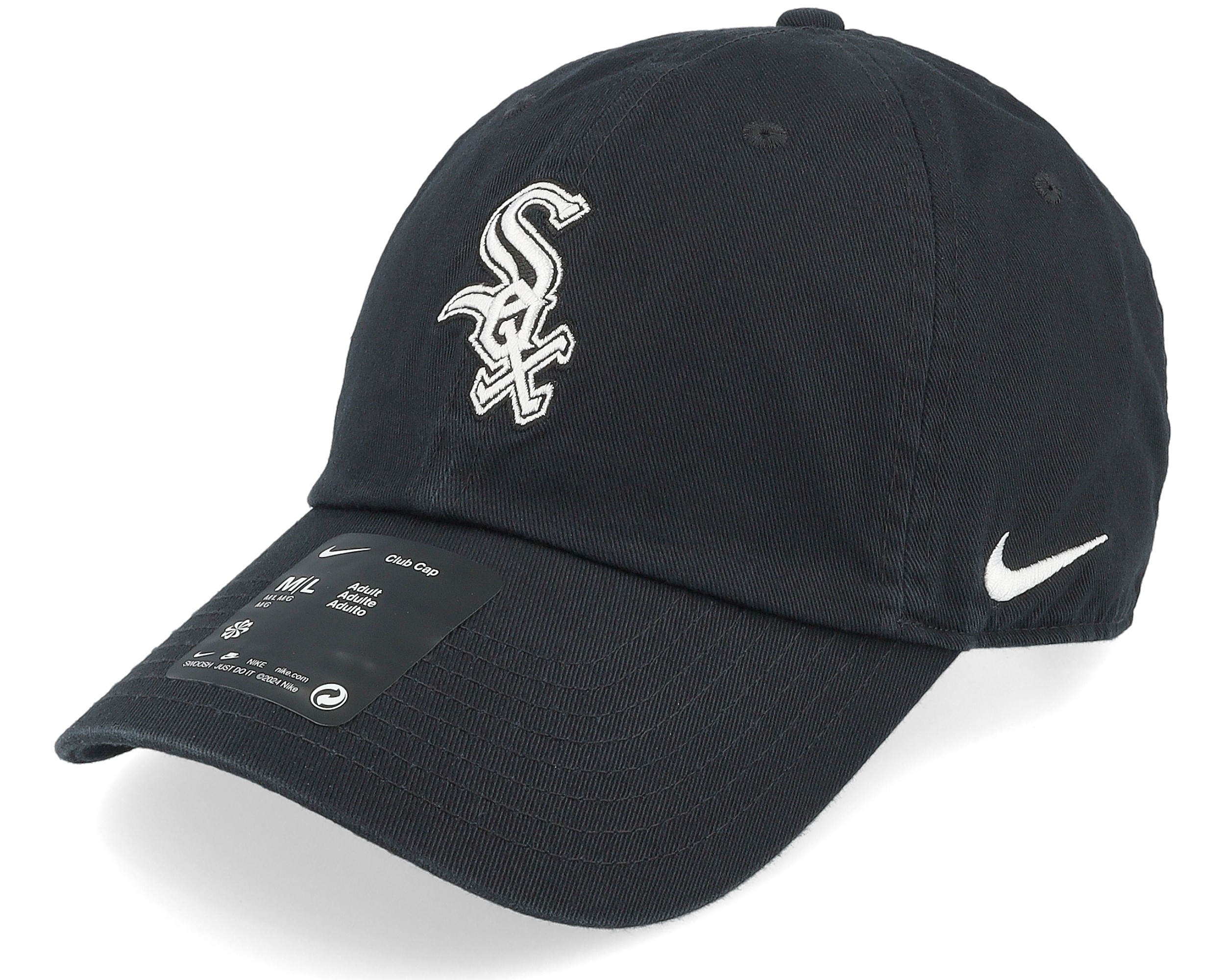 Chicago White Sox Club Unstructured Black Dad Cap - Nike MLB