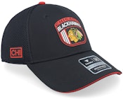 Chicago Blackhawks Authentic Pro Draft Black/A. Red Trucker