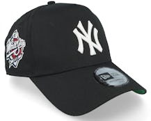 New York Yankees World Series Patch 9FORTY Black A-Frame Adjustable - New Era
