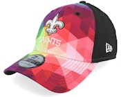 New Orleans Saints 39THIRTY NFL Crucial Catch 23 Multi/Black Flexfit
