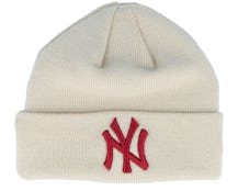 New York Yankees League Essential Bea Beige Cuff - New Era