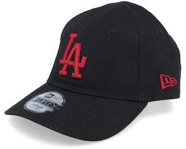 Kids Los Angeles Dodgers Toddler League Essential 9FORTY Black/Cardinal  Adjustable - New Era cap