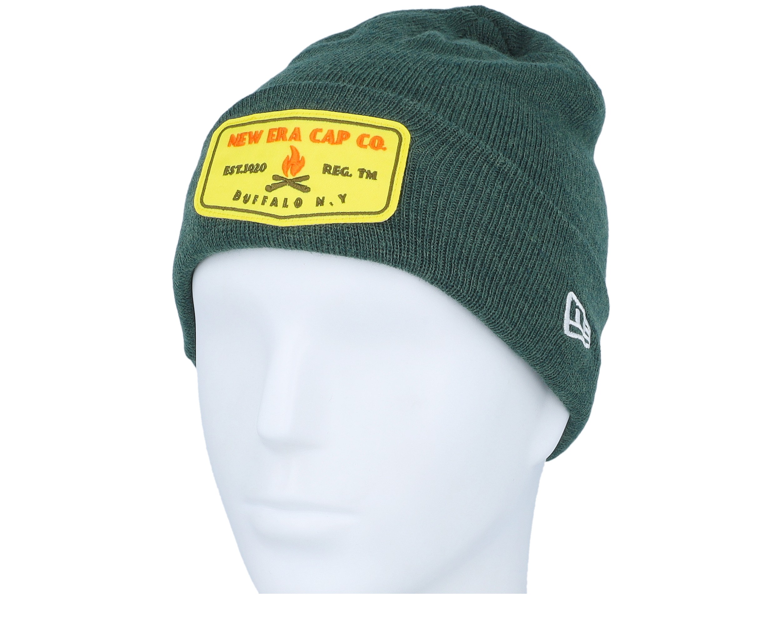 New Era Beanie Dark Green Cuff