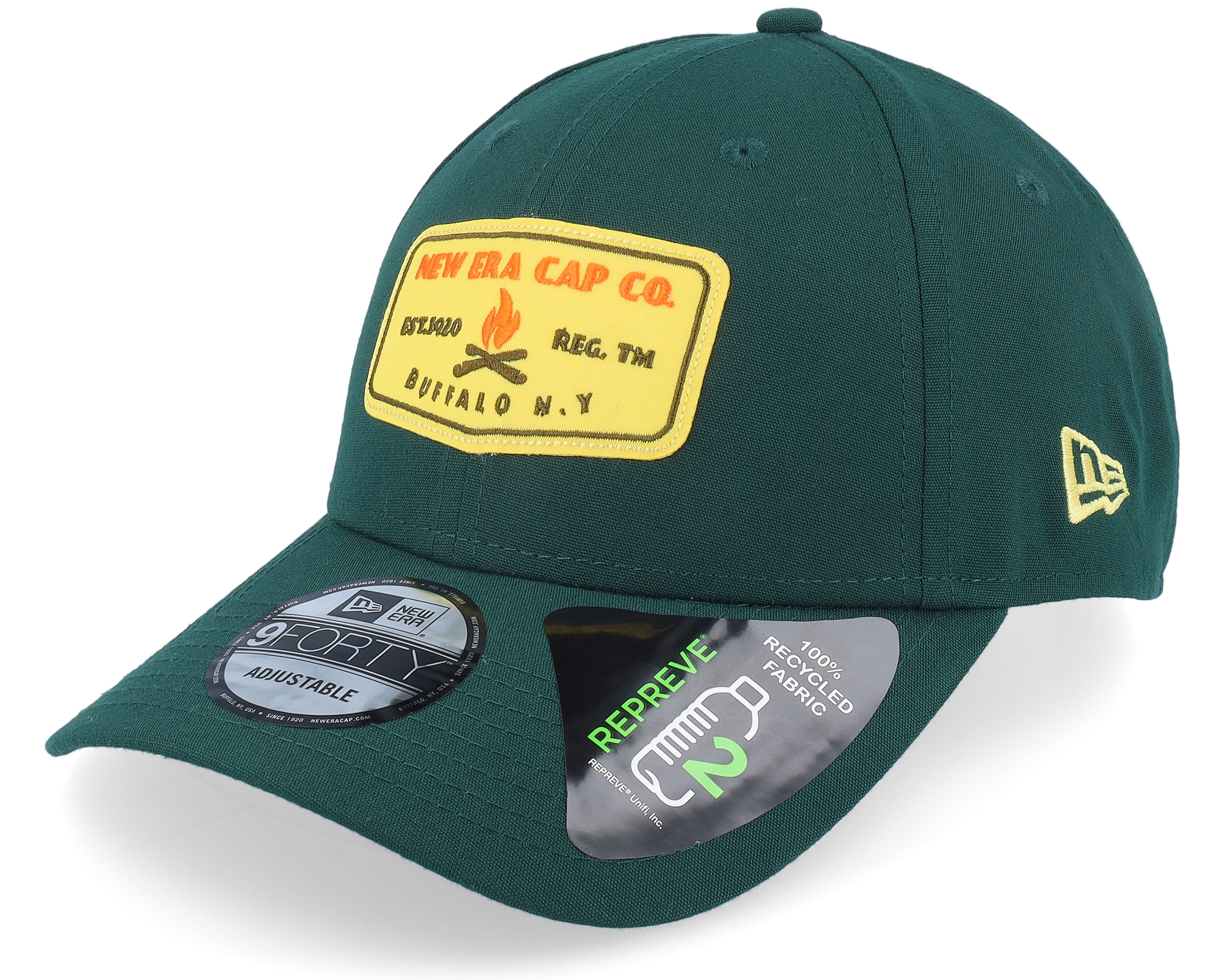 Atlanta Braves MLB St Pats 59FIFTY Green Mesh Fitted - New