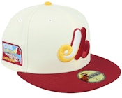 Montreal Expos 59FIFTY Triumph Chrome/Red Fitted
