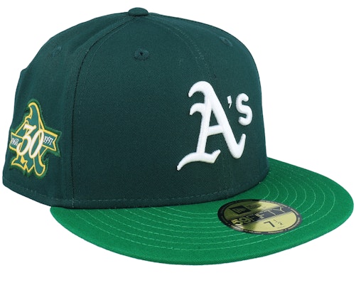 Oakland Athletics Team Colour 59FIFTY Dark Green/Green/White Fitted