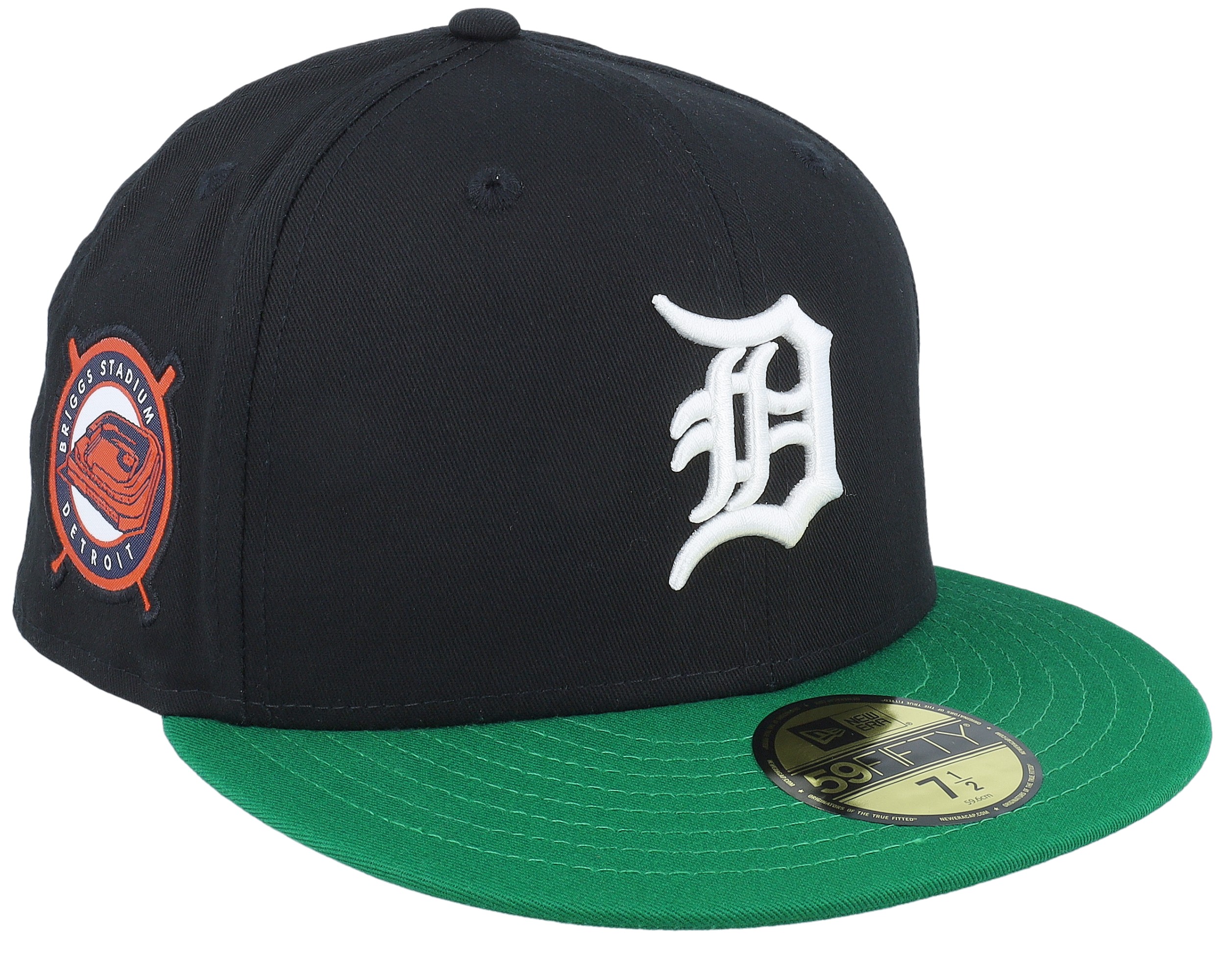 Detroit Tigers Team Colour 59FIFTY Black Green Fitted New Era