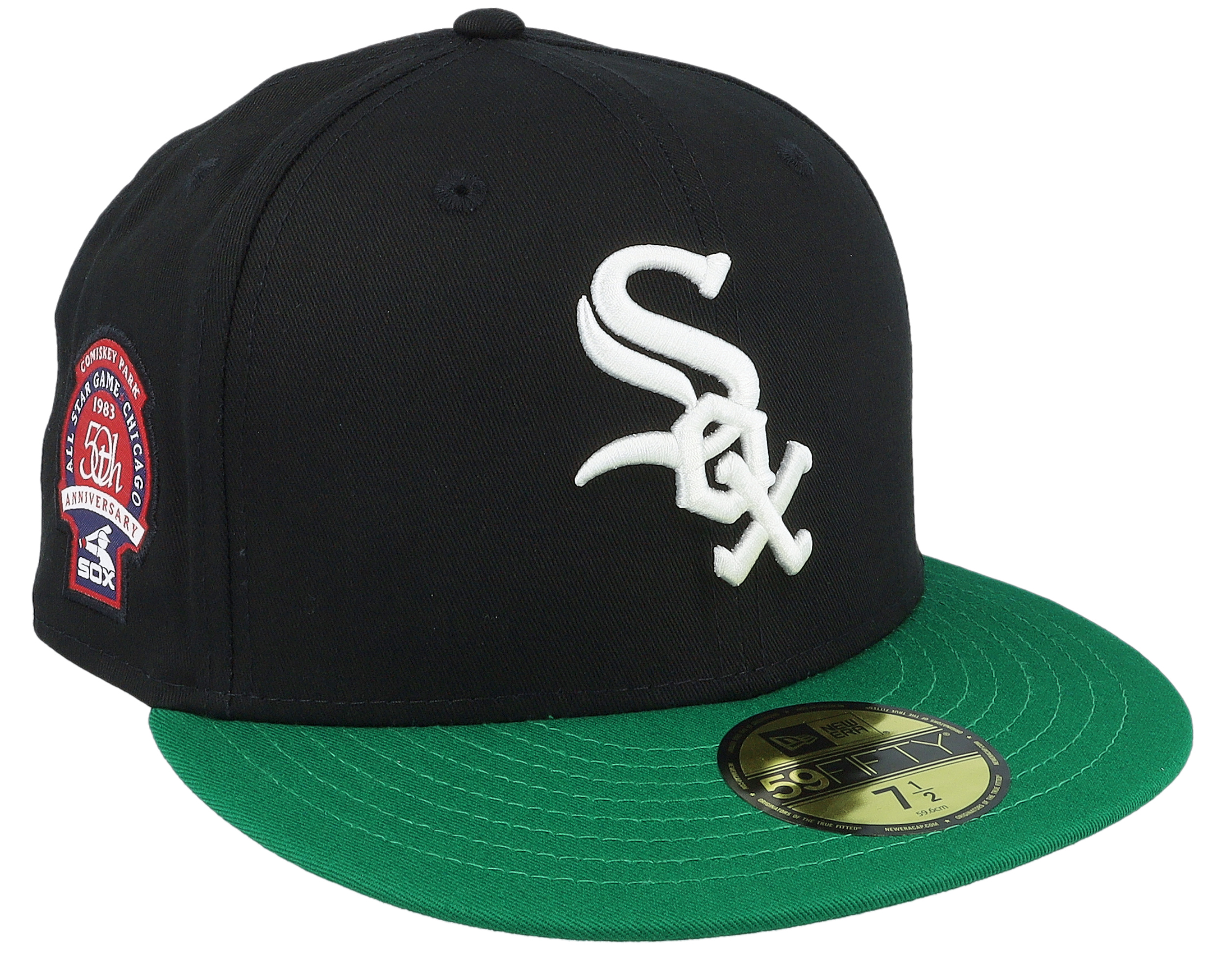 Chicago White Sox Team Colour 59FIFTY Black/Green Fitted - New Era