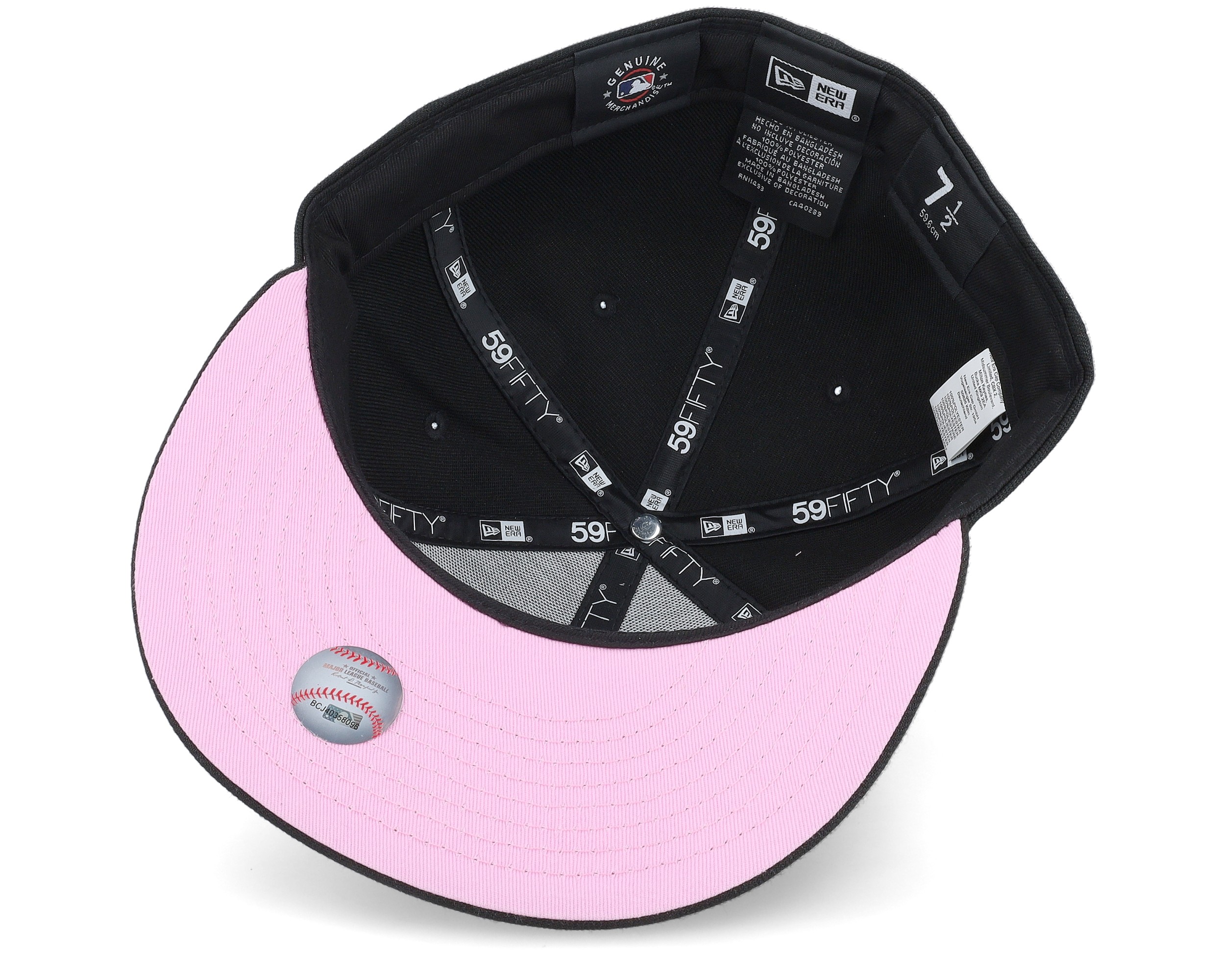 NEWERA OAKATH PINK BLACK 海外 Black Oakland Athletics Pink Paisley Bottom 1989 World