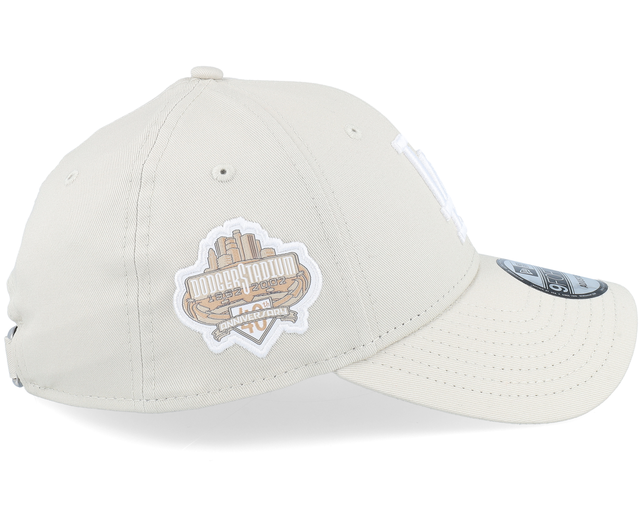 Los Angeles Dodgers Side Patch 9FORTY Stone/White Adjustable