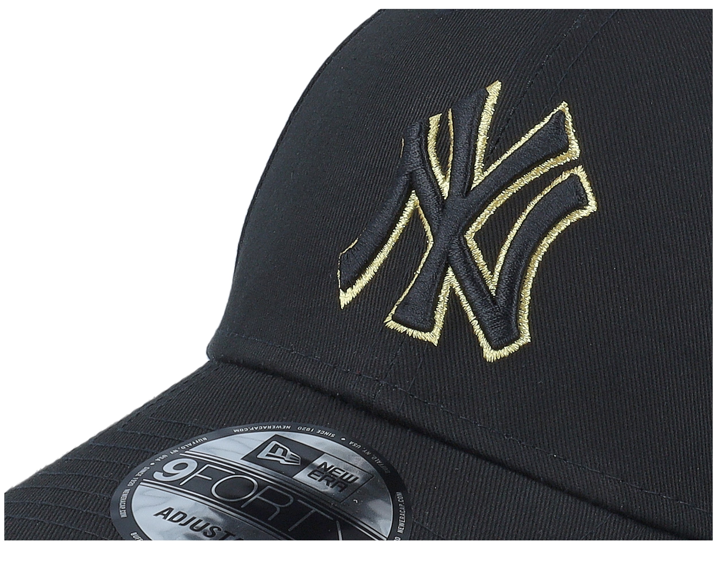New York Yankees Metallic Outline 9FORTY Black/Gold Adjustable