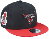 Chicago Bulls Infill 9FIFTY Black/Red Snapback