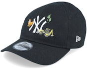 Kids New York Yankees Infant Icon 9FORTY Black/White Adjustable