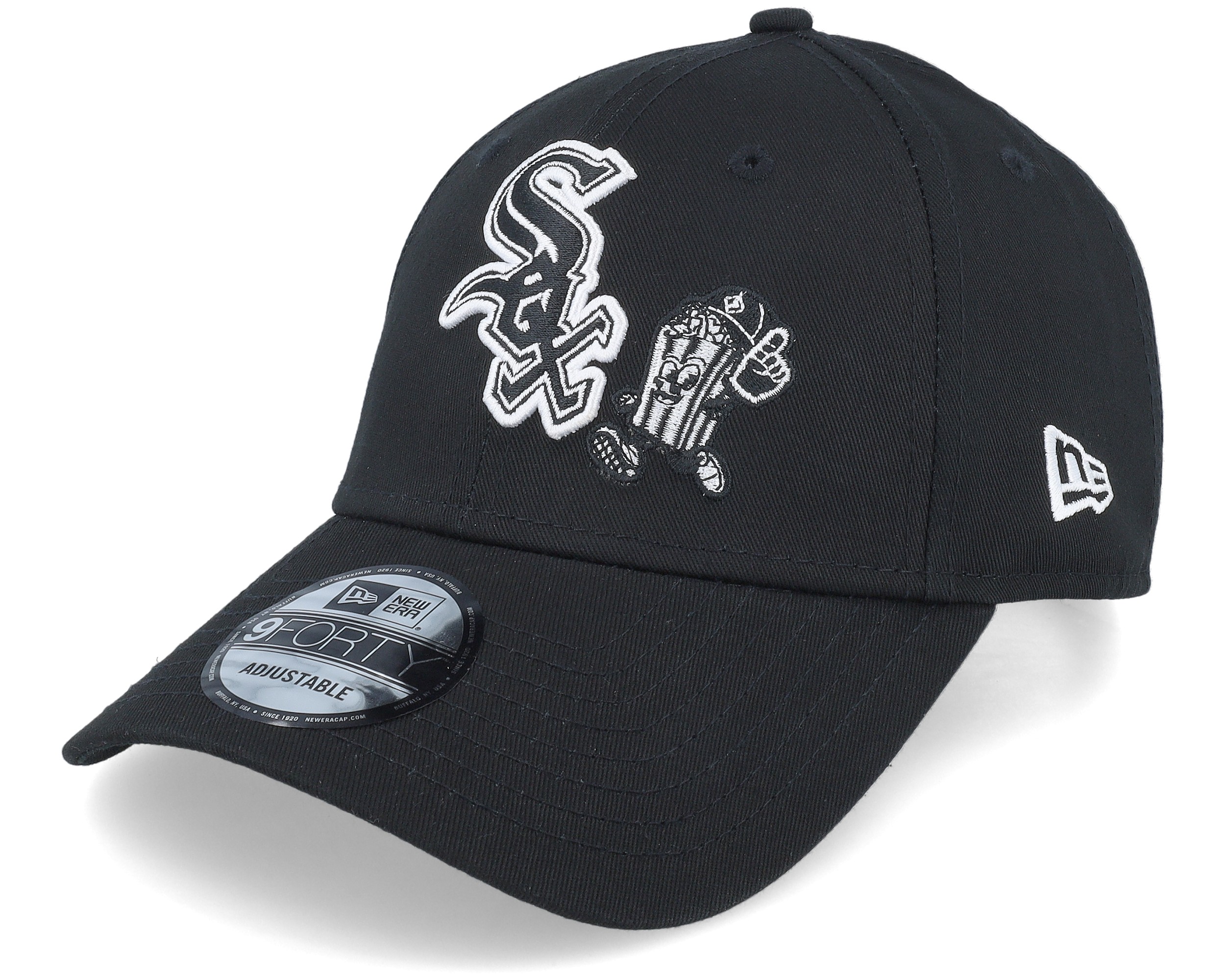Chicago White Sox Food Character 9FORTY Black Adjustable