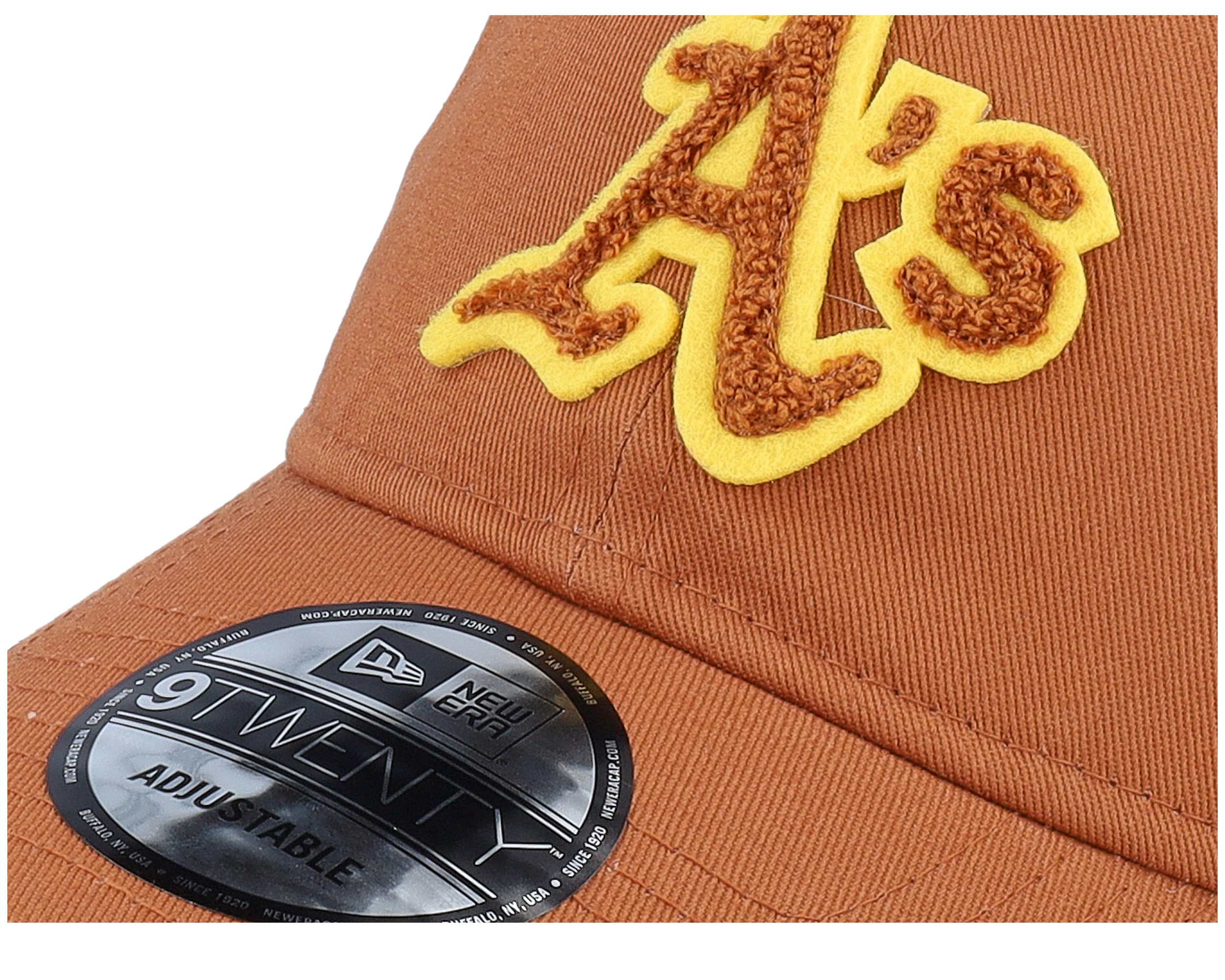 【海外限定】NEW ERA 9TWENTY Oakland Athletics Boucle Burnt Oakland Athletics Boucle 9TWENTY Burnt Dad Cap - New Era