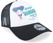 Arizona Diamondbacks Team 9FORTY F1 White/Black Trucker