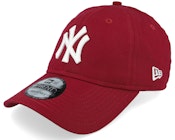 New York Yankees League Essential 9TWENTY Cardinal/White Adjustable