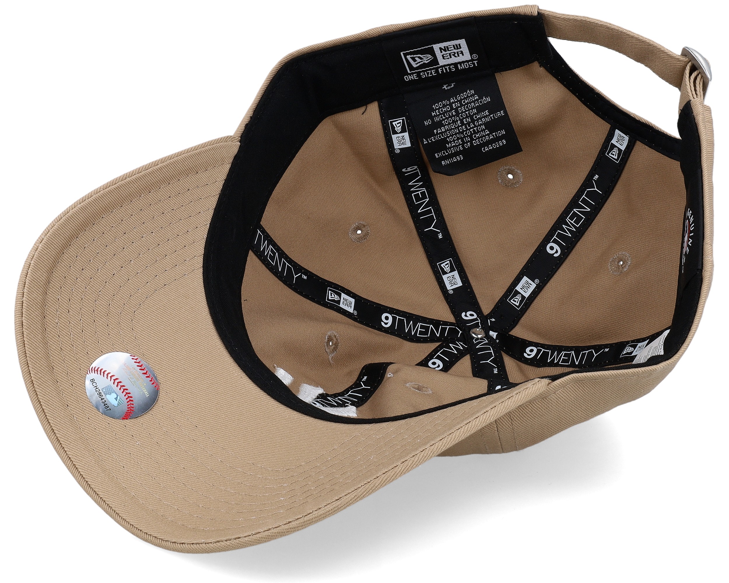 New York Yankees League Essential 9TWENTY Camel/White Dad