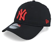 New York Yankees League Essential 9TWENTY Black/Red Dad Cap