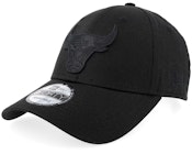 Chicago Bulls NBA Essential 9FORTY Black/Black Adjustable