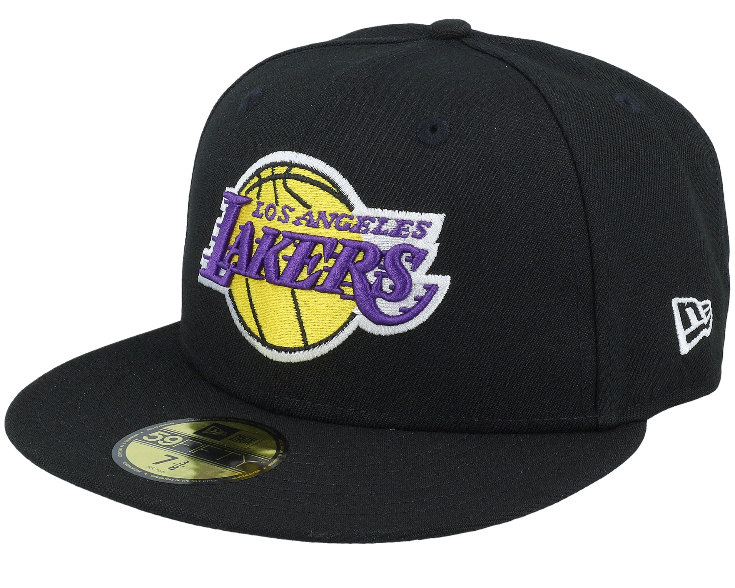 Los Angeles Lakers NBA Essential 59FIFTY Black Fitted New Era Hatstorecompany