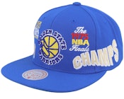 Golden State Warriors World Champs Royal Snapback