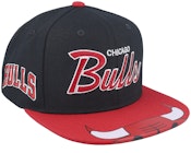 Chicago Bulls Big Mouth Black/Red Snapback