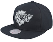 Los Angeles Kings Shattered Vintage Black Snapback