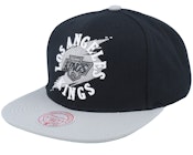 Los Angeles Kings Circle Splash Vintage Black Snapback