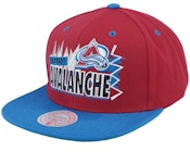 Colorado Avalanche Buzz Maroon/Blue Snapback