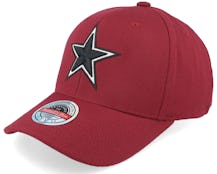 Dallas Cowboys Classic Red Burgundy Adjustable - Mitchell & Ness