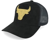 Chicago Bulls Suede Black Trucker