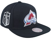 Colorado Avalanche Top Spot Black Snapback