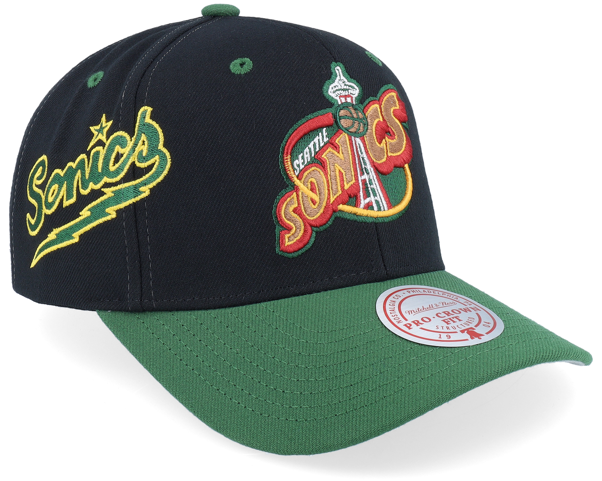 Seattle Supersonics Overbite Pro Hwc Black/Green Adjustable ...