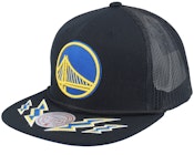 Golden State Warriors Recharge Black Trucker