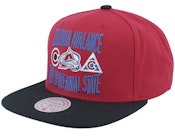 Colorado Avalanche City Love Maroon/Black Snapback