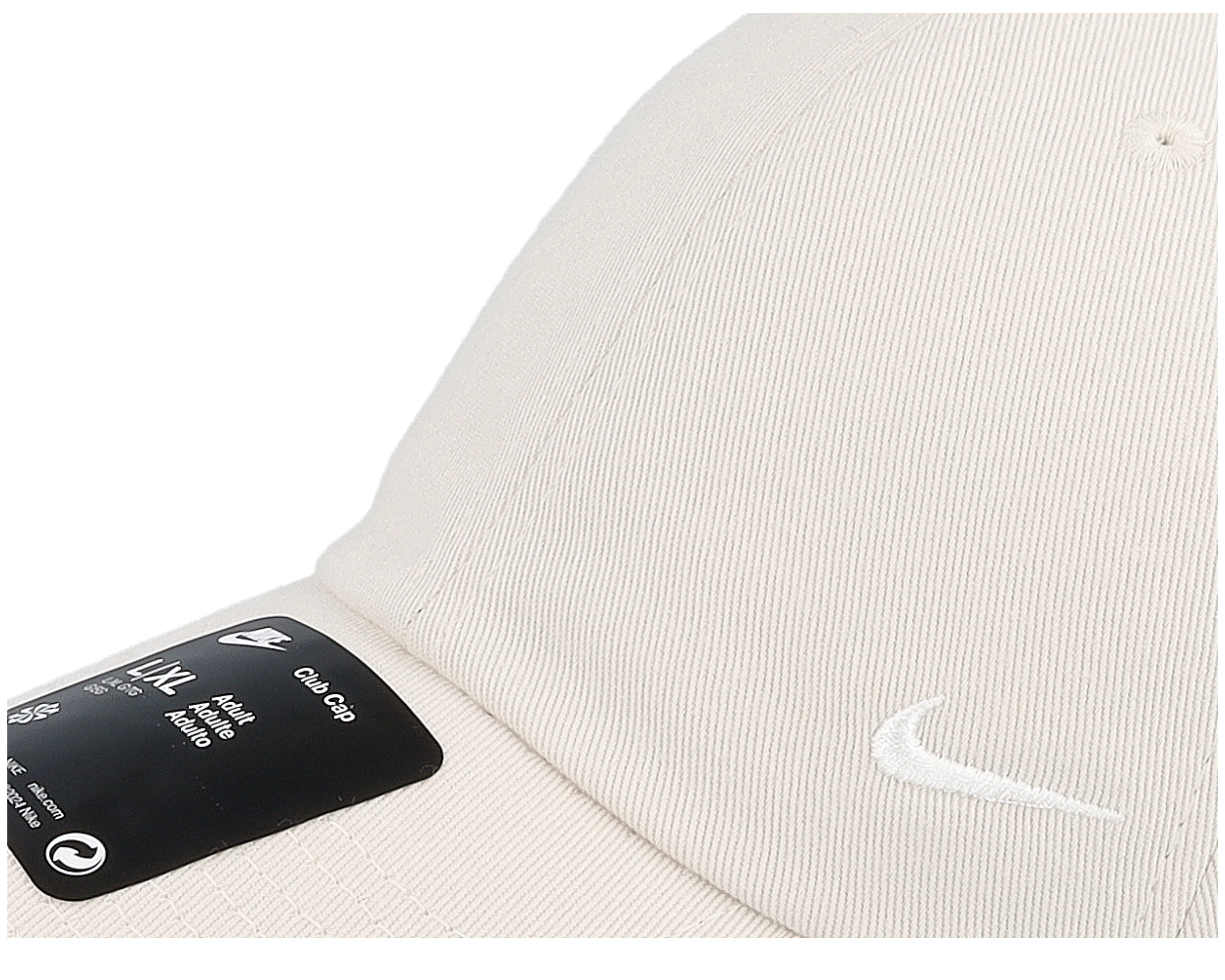 ■Nike■ Club Unstructured Cap Light Orewood Brown Sail FZ56 Club Swoosh Light Orewood Brown/Sail Dad Cap - Nike