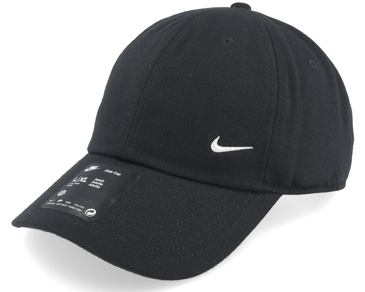 Club Cap Swoosh Black/Black Dad Cap - Main Image