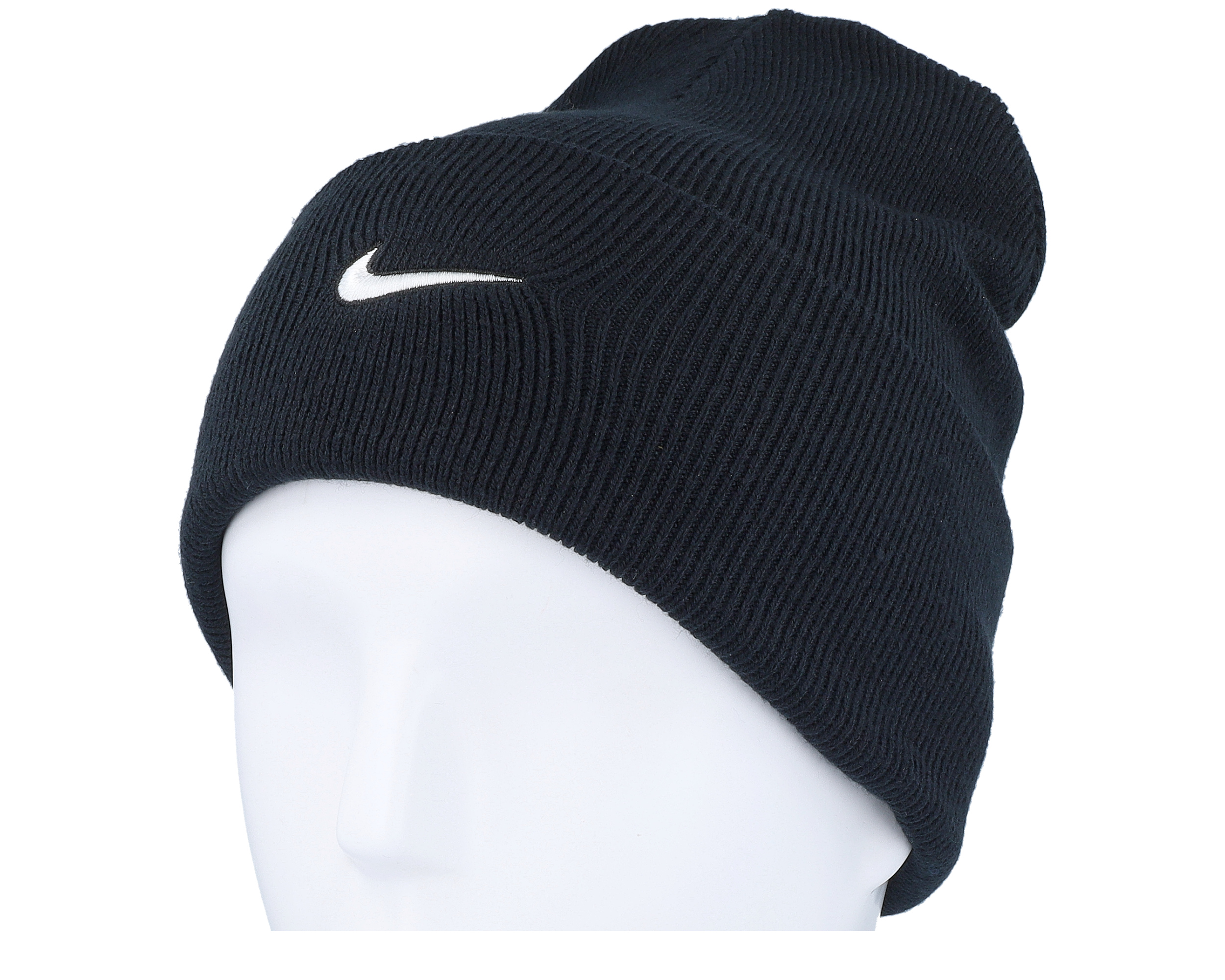 Peak Beanie Swoosh F24 Black Cuff