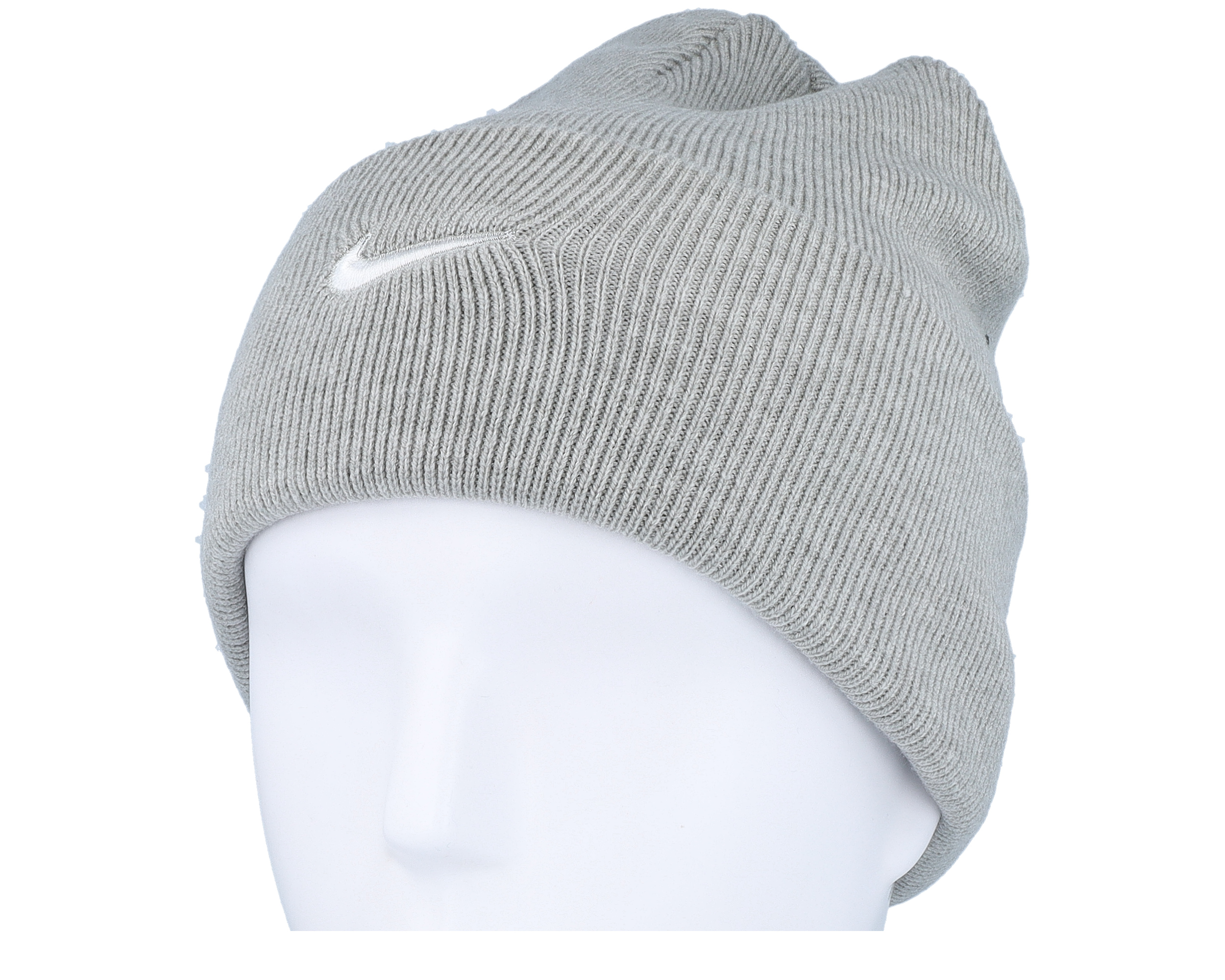 Peak Beanie Swoosh F24 Grey Cuff