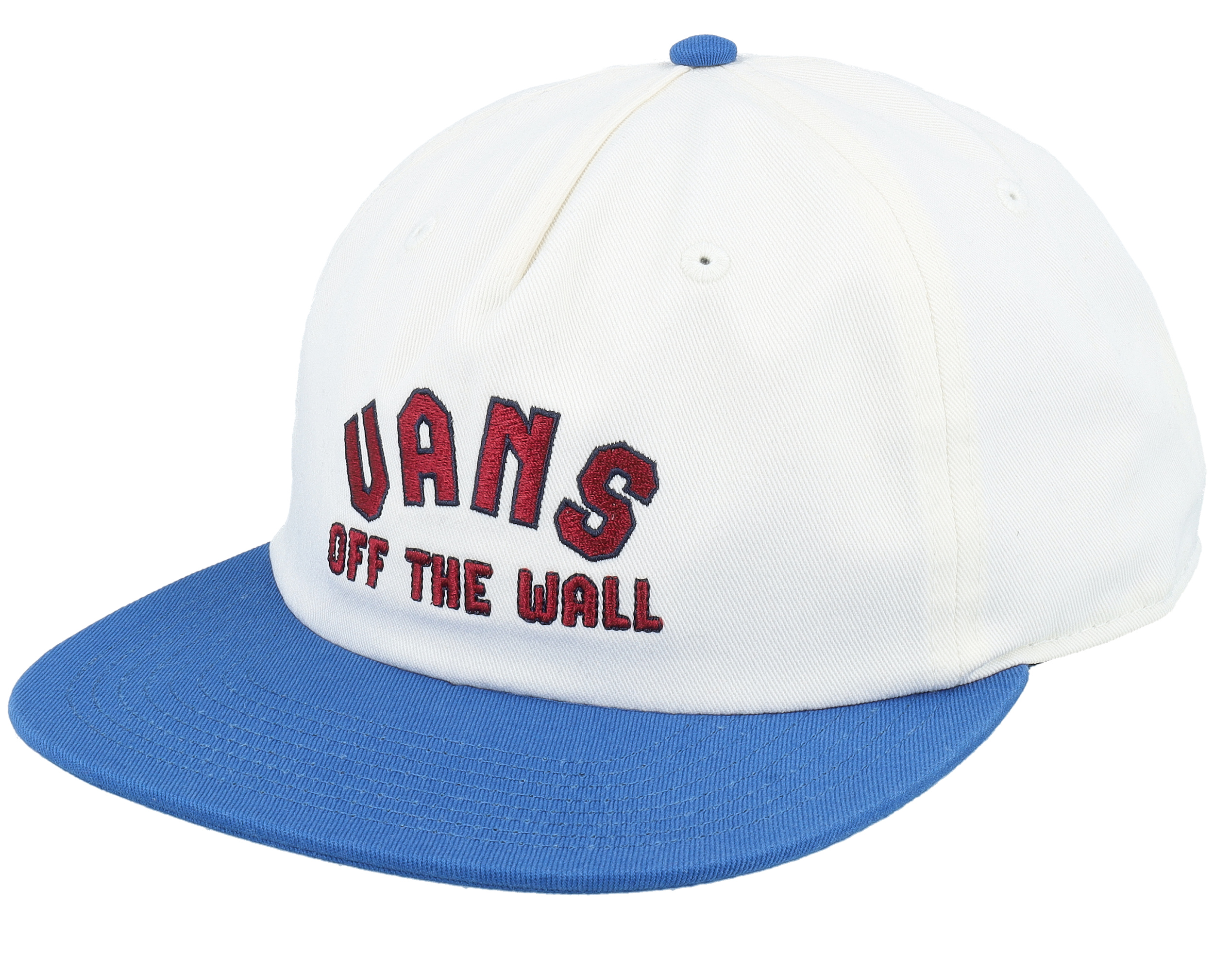 Design Co Low Unstructured White/True Blue Snapback Vans