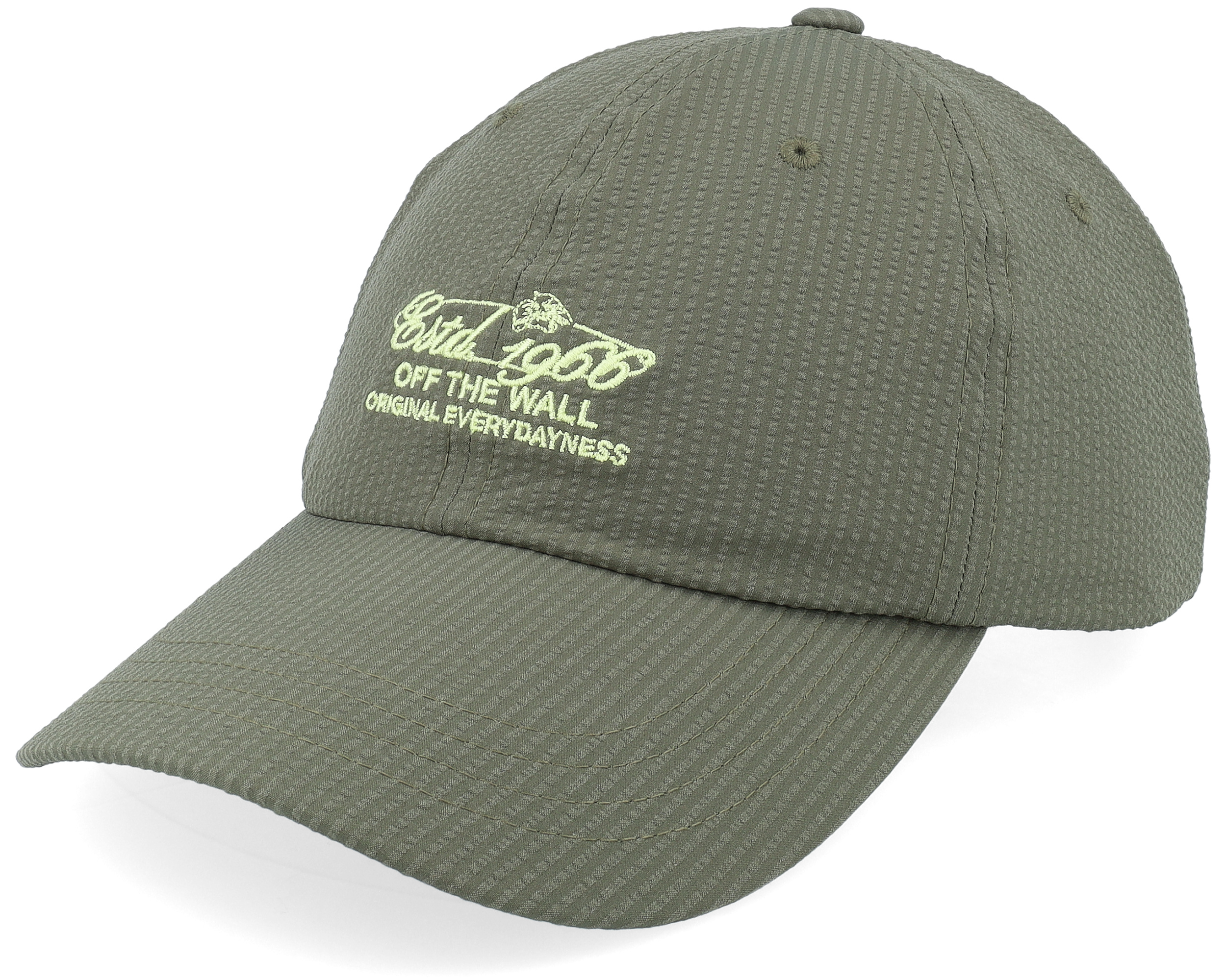 【EVISEN】Bent Argyle Hat Estd 1966 Curved Bill Jockey Loden Green Dad Cap - Vans
