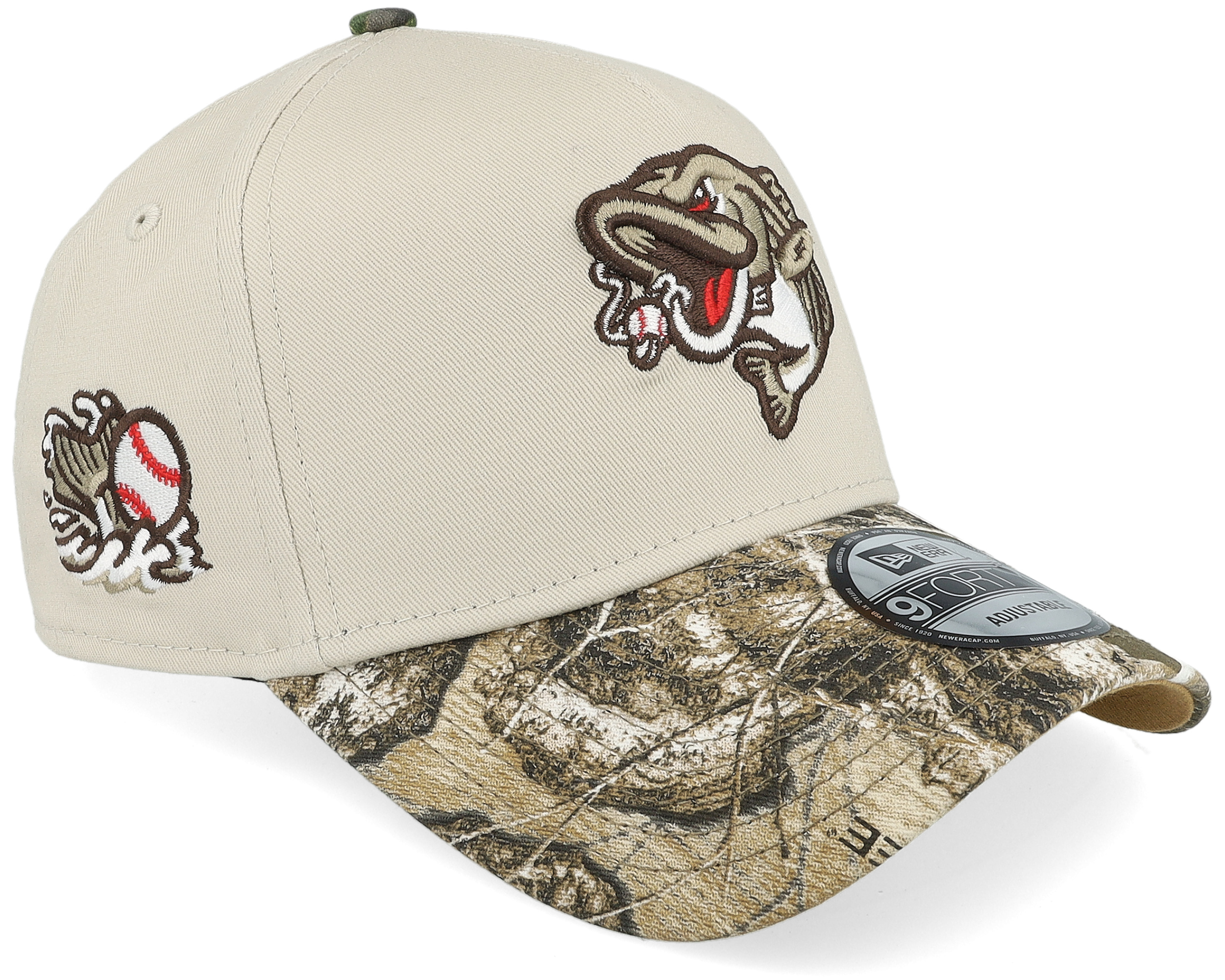 NEW ERA ☆ 'Real Tree Stone' 9FORTY A-Frame ツリー ストーン New Era Atlanta Braves 'Real Tree Stone' 9FORTY A-Frame