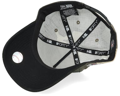 Atlanta Braves Camo Crown Camo/Black A-Frame Adjustable - New Era cap