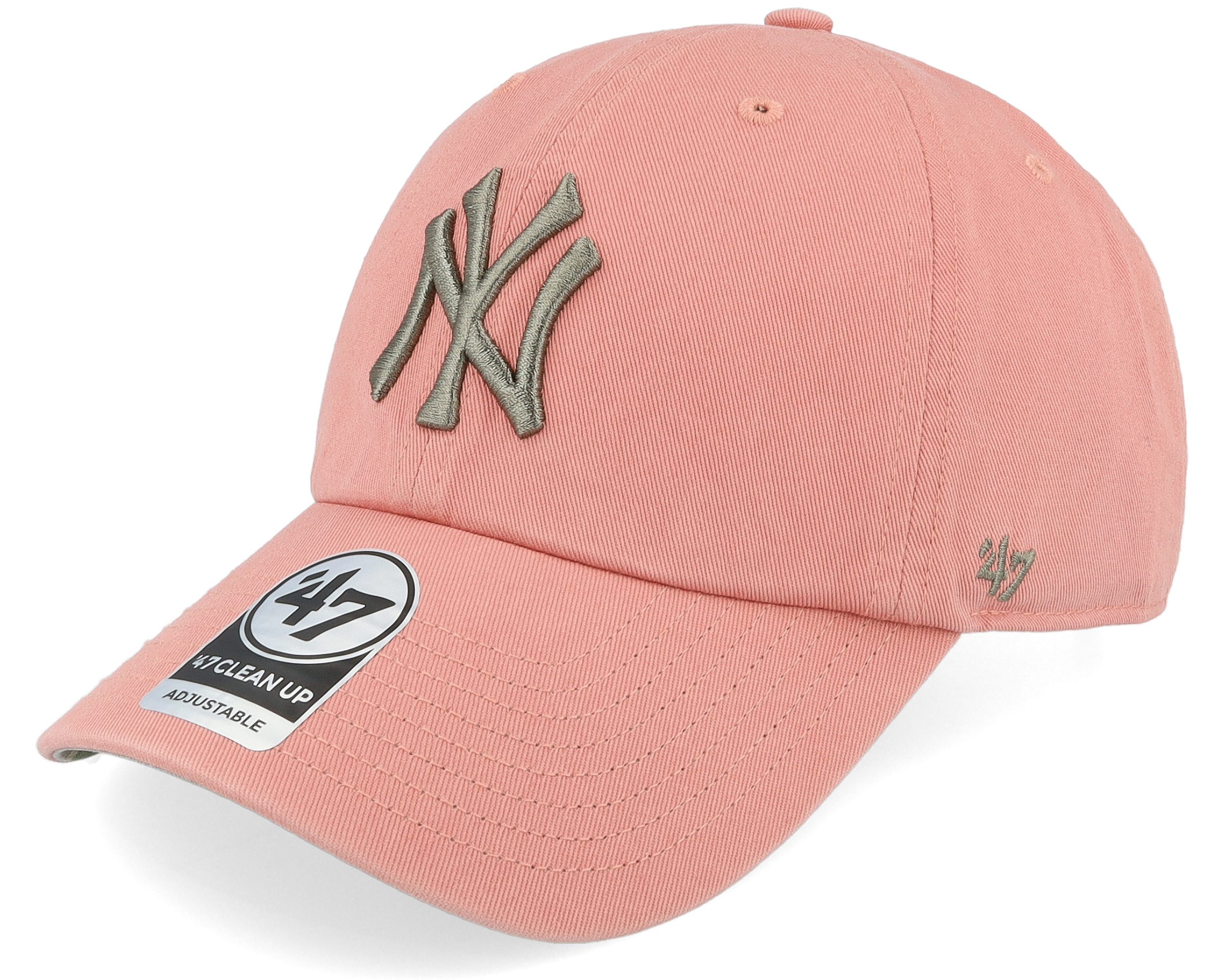 New York Yankees Ballpark Camo Clean Up Sedona Pink Dad Cap